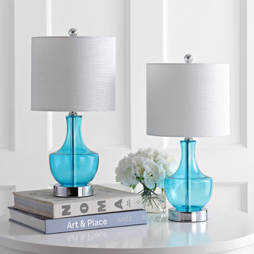 Colette 20" Mini Glass LED Table Lamp